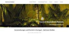 Desktop Screenshot of gaertnerei-elsaesser.de